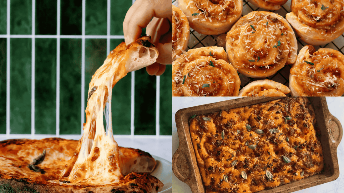 Sourdough pizza recipe creations