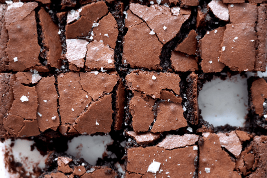 fudgy sourdough brownies