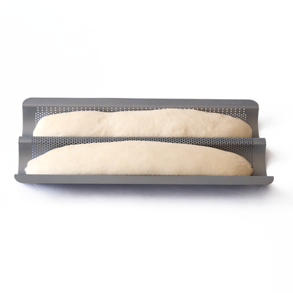 Non-stick baguette baking tray