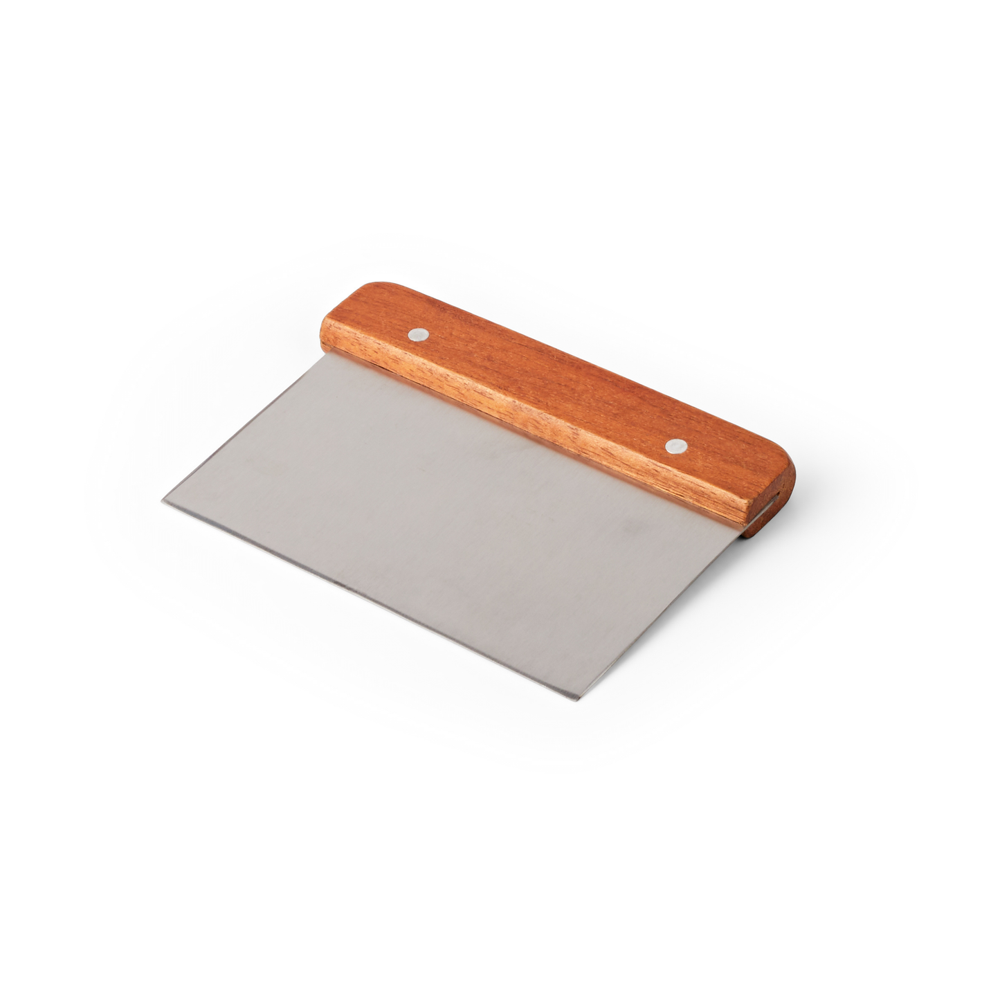 Stainless Steel Bench Scraper with Wooden Handle