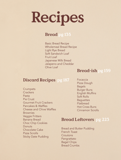 Sourdough Made Simple Cookbook