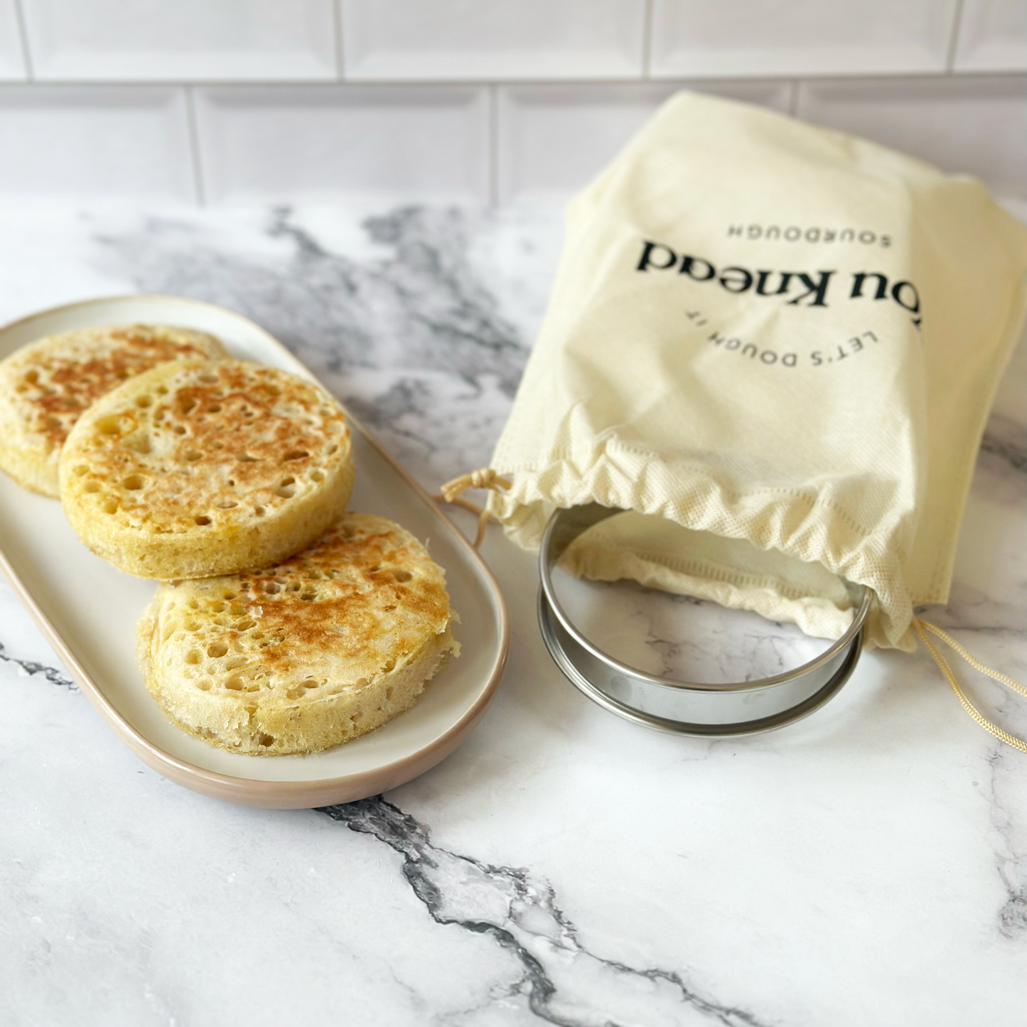Stainless Steel Crumpet Rings (Set of 4)