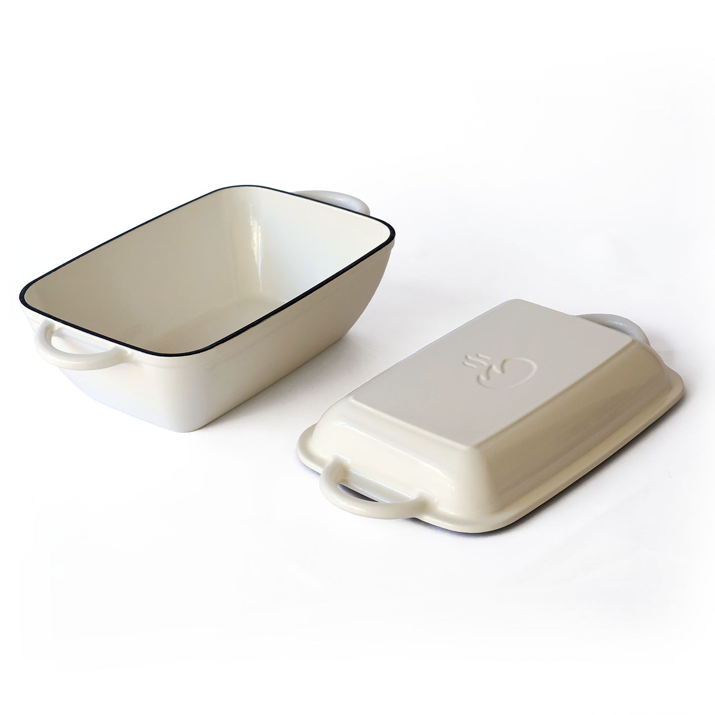 Slim Enamel-Coated Dutch Oven for Sourdough Baking